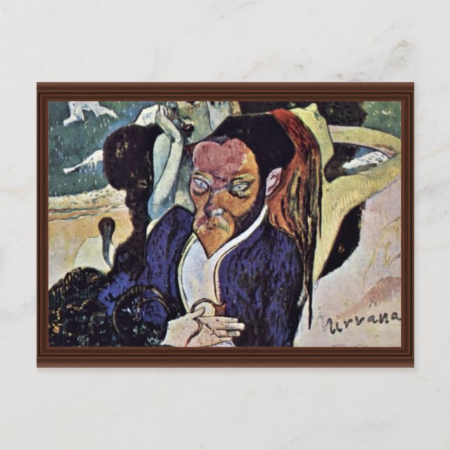 Nirvana Portrait Of Meyer De Haan By Gauguin Paul Postcard (Front)