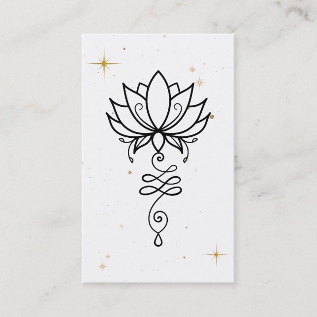 *~* Nirvana Sacred Geometry Lotus Cosmic  Business Business Card (Front)