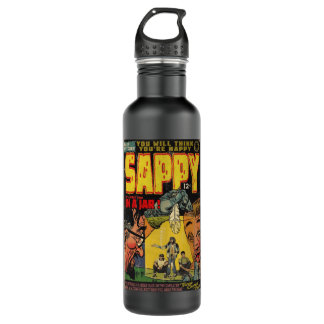 Nirvana - Sappy Comic Book Parody Classic Stainless Steel Water Bottle