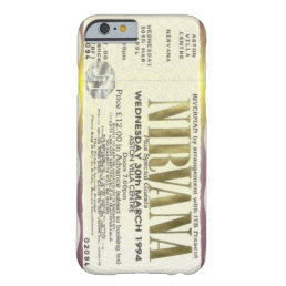 (nirvana ticket case) barely there iPhone 6 case