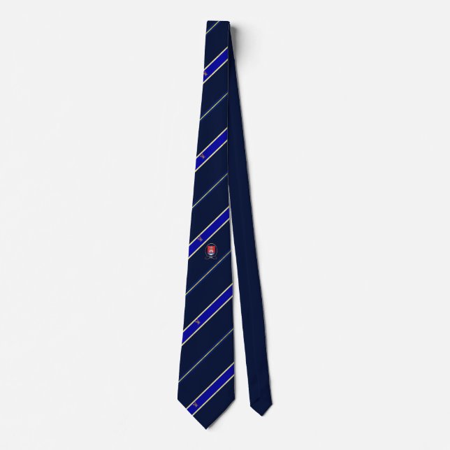 Nis stripes flag neck tie (Front)