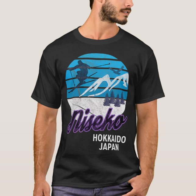 Niseko Hokkaido Island Japan Ski Resort T-Shirt (Front)