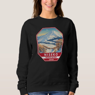 Niseko Hokkaido Japan Winter Travel Art Vintage Sweatshirt