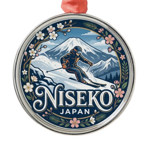 Niseko Japan Metal Ornament