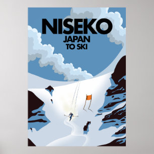 Niseko Japan ski print