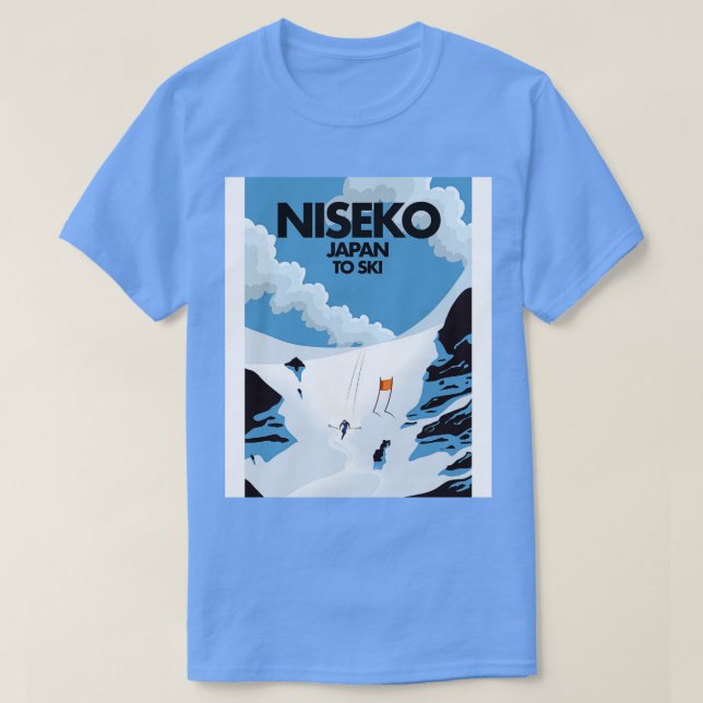 Niseko Japan ski print T-Shirt (Design Front)