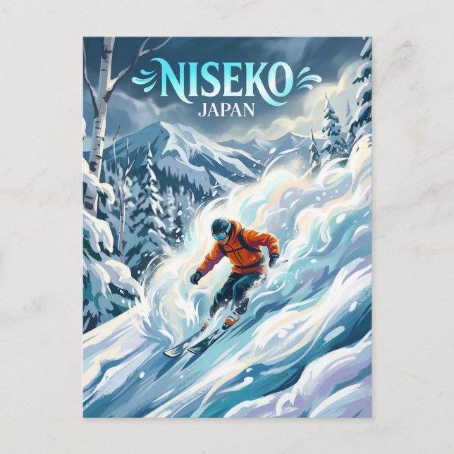 Niseko Ski Resort Japan Postcard (Front)