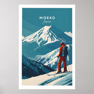 Niseko Wall Art Japan Ski Poster 1