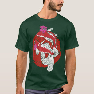 Nishikigoi Cherry Blossom Koi Fish Pond Sakura Koi T-Shirt