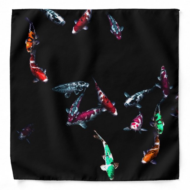 Nishikigoi Koi Coloration Fishes Bandana (Front)