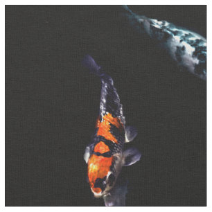 Nishikigoi Koi Coloration Fishes Fabric