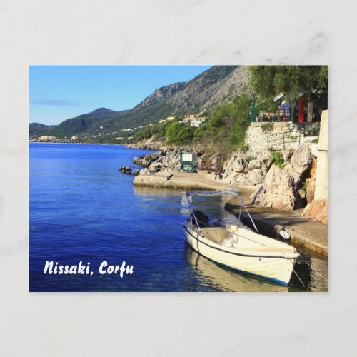 Nissaki Corfu Postcard