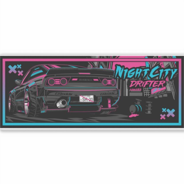 Nissan 240sx s13 sticker (Front)