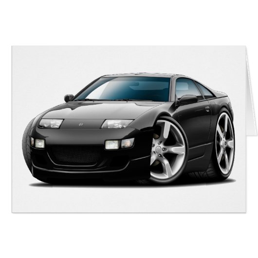 Nissan 300ZX Black Car (Front Horizontal)