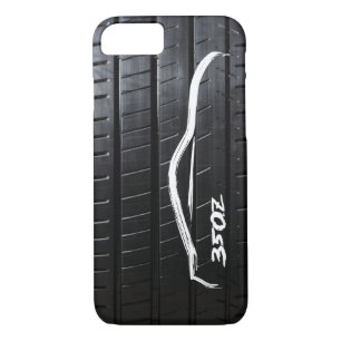 Nissan 350Z brushstroke with Tire Tread iPhone 8/7 Case