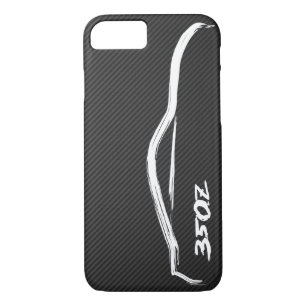 Nissan 350Z White Silhouette Logo iPhone 8/7 Case