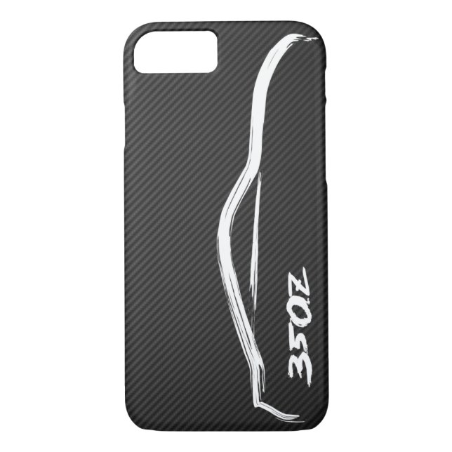 Nissan 350Z White Silhouette Logo Case-Mate iPhone Case (Back)