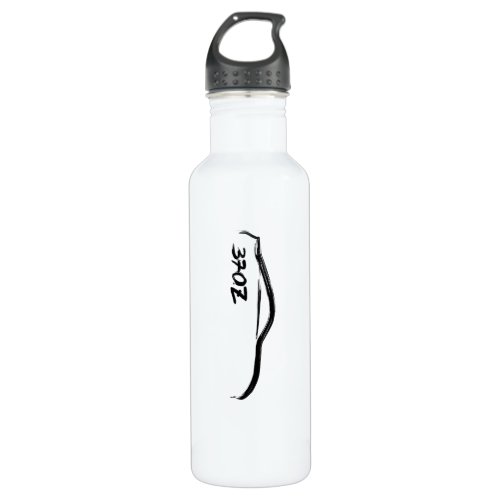 Nissan 370Z Black Silhouette Logo Water Bottle