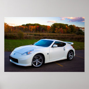 RED NISSAN 370Z CAR POSTER Photo Picture Poster Print Art A0 to A4 AA217 