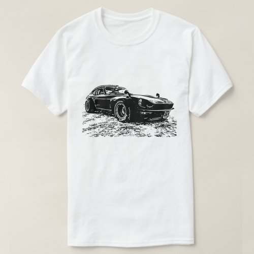 Nissan Datsun Fairlady Classic Vector Image T_Shirt