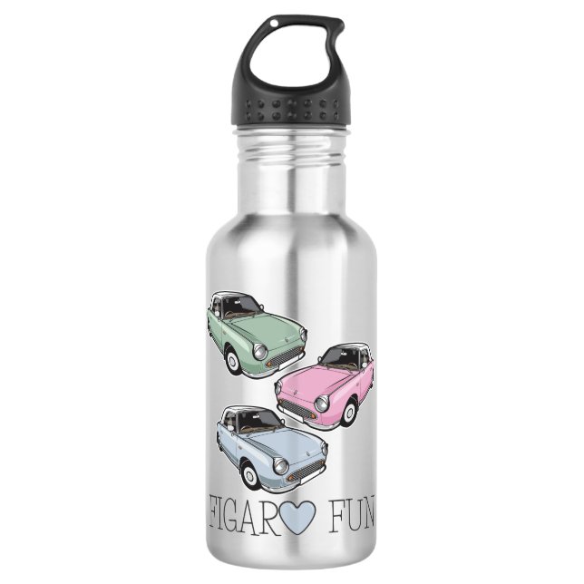 Nissan Figaro Fun Stainless Steel Water Bottle (Front)