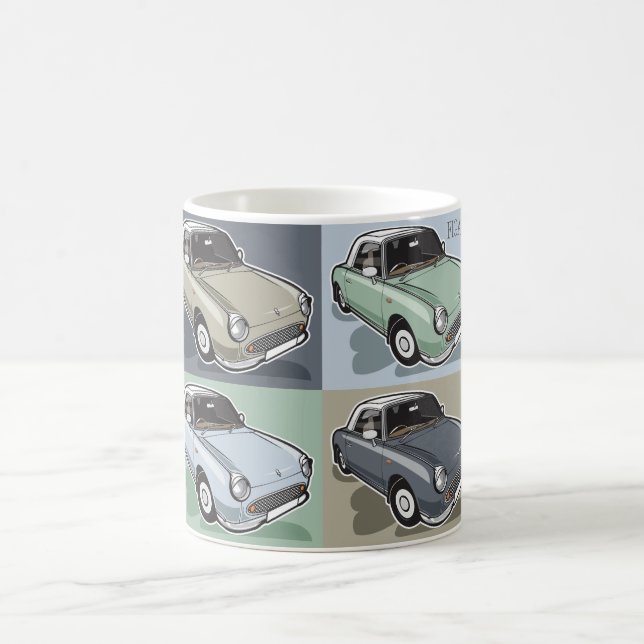 Nissan Figaro in four colors Coffee Mug (Center)