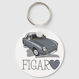 Nissan Figaro Lapiz Grey Keychain