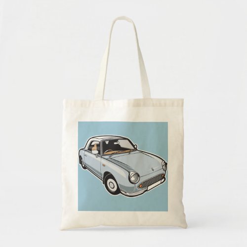 Nissan Figaro Pale Aqua Tote Bag