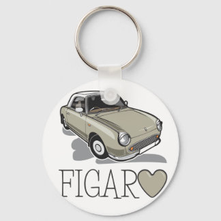 Nissan Figaro Topaz Mist Keychain