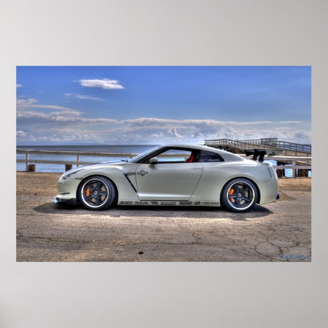 Nissan GT-R at Paradise Cove Poster (Front)