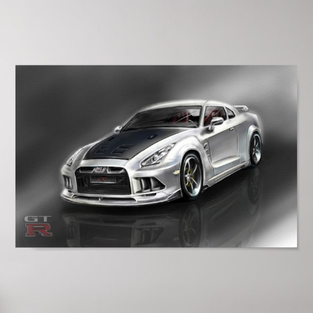 Nissan GT-R Poster (Front)