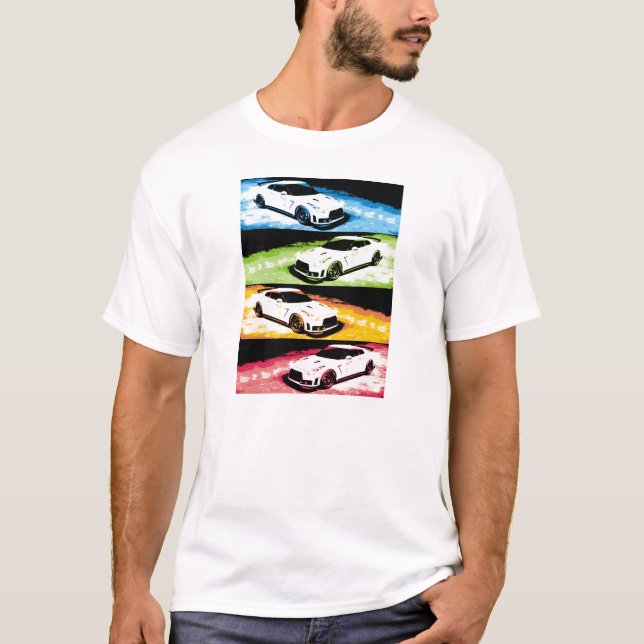 Nissan GTR pop-art T-Shirt (Front)