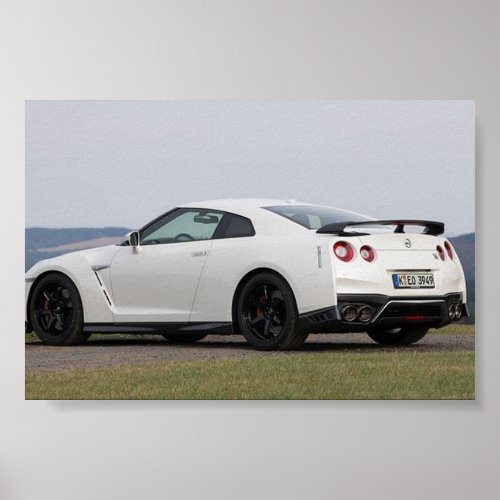 Nissan gtr poster