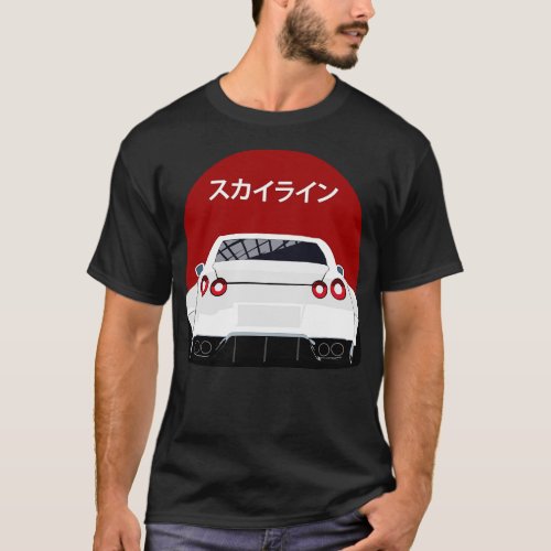 Nissan GTR r35 Back View T_Shirt