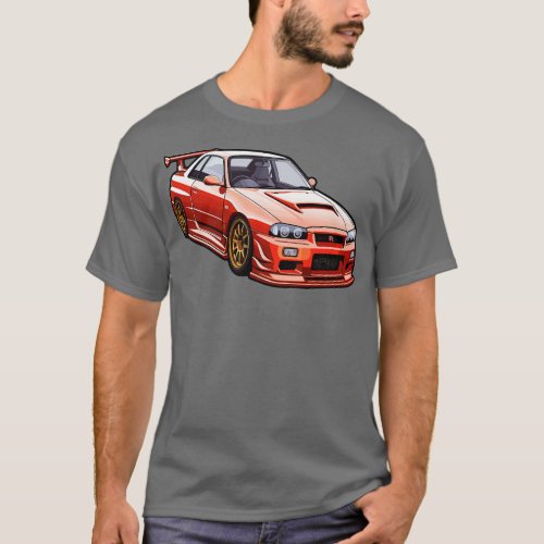 Nissan R33 GTR T_Shirt