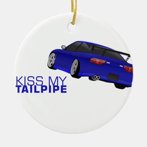 Nissan s13 180sx200sx240sx _ Blue Ceramic Ornament