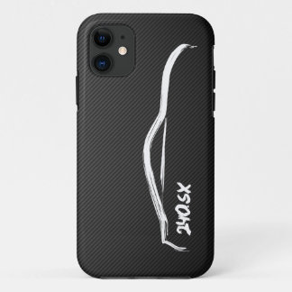Nissan Silvia 240sx white silhouette iPhone 11 Case