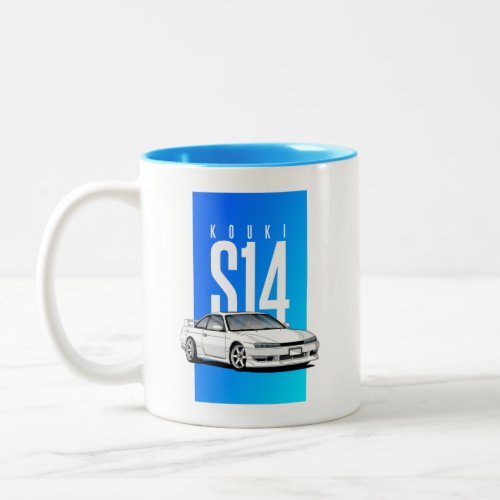 Nissan Silvia S14 Kouki 200sx Two_Tone Coffee Mug