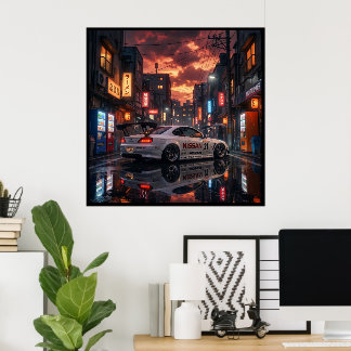 Nissan Silvia S15 JTCC Poster