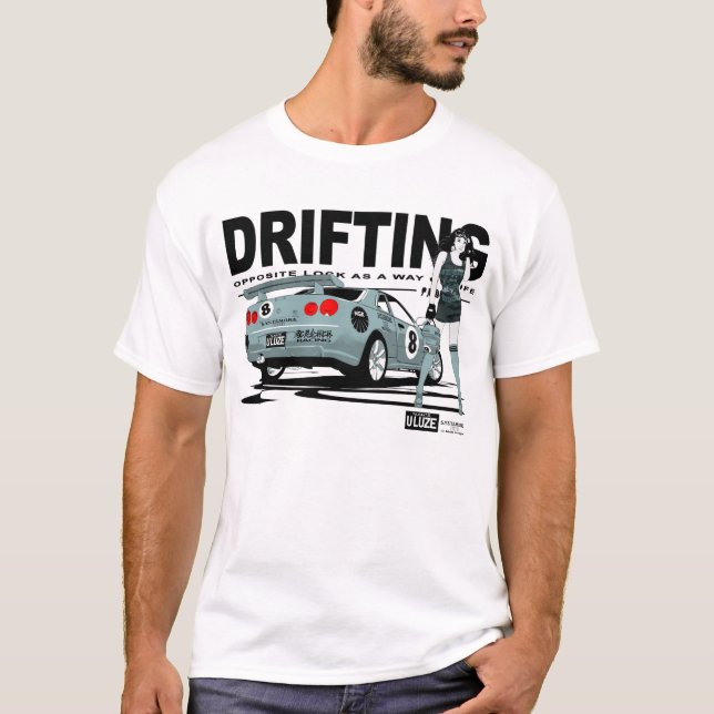 Nissan Skyline drifting t-shirt (Front)