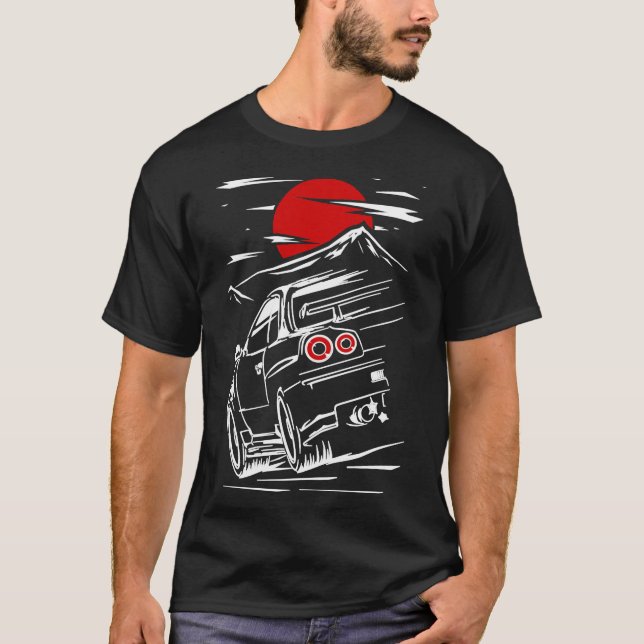 Nissan Skyline GTR 34  Haruna Essential T-Shirt (Front)
