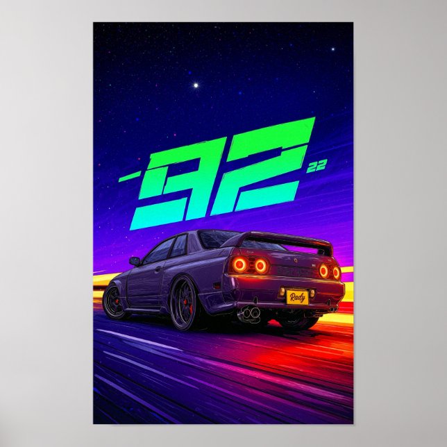Nissan Skyline GTR R32 Poster (Front)