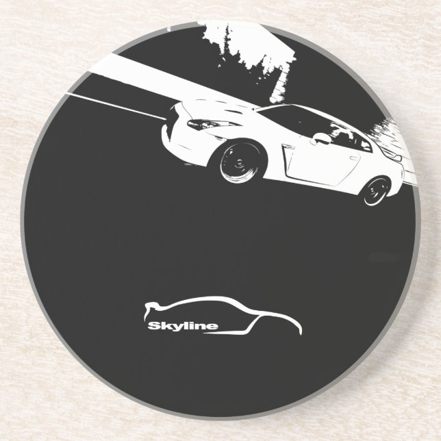 Nissan Skyline Rolling Shot Coaster (Front)