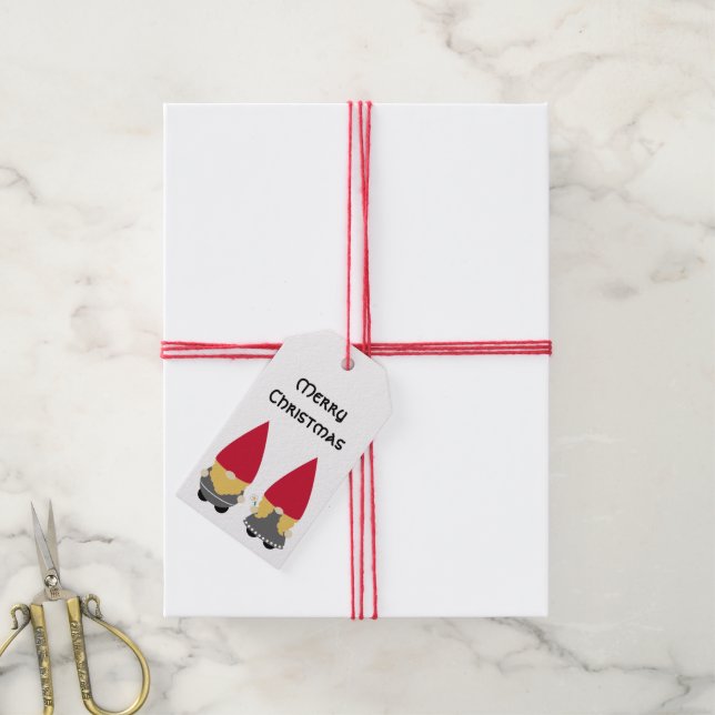 Nisse Folk Gift Tags (With Twine)