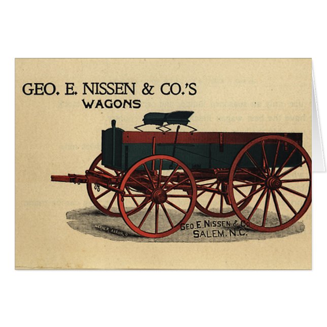Nissen Wagon Cards (Front Horizontal)