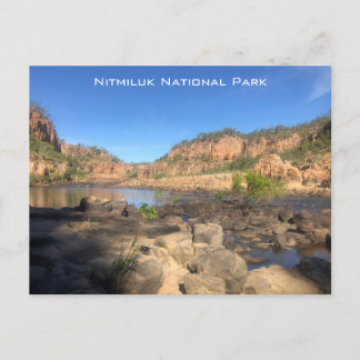 nitmiluk katherine gorge postcard