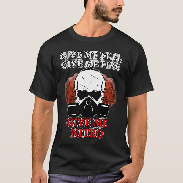 Nitro Drags  Cars Dragsters T-Shirt (Front)