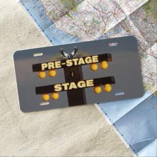 NITRO MILITIA aluminium licence plate