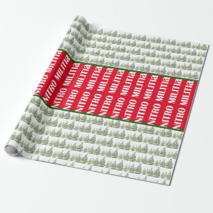 NITRO MILITIA Christmas gift wrapping paper #7