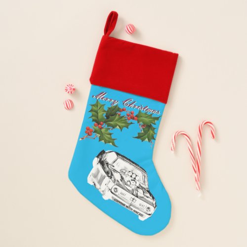 NITRO MILITIA Christmas velvet lined stocking 2